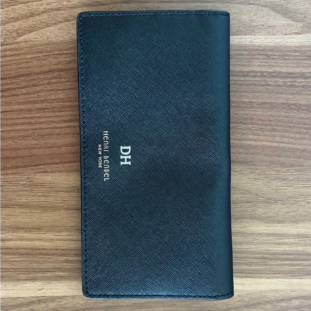 Black Henri Bendel Leather Wallet